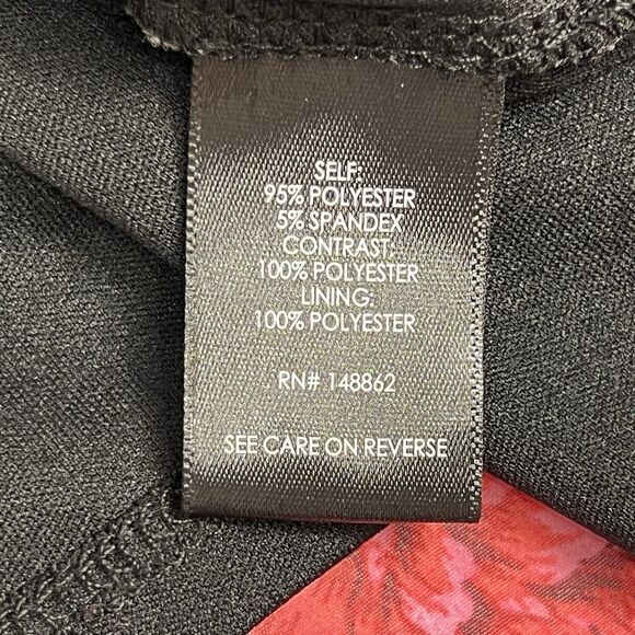 Torrid Mini Chiffon And Studio Floral Long Bell Sleeve Surplice Dress Women’s 5X - Picture 8 of 9